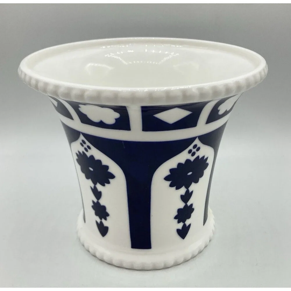 Royal Crown Derby Unfinished Imari Mantel Vase Urn Cachepot Planter Pot 4.75